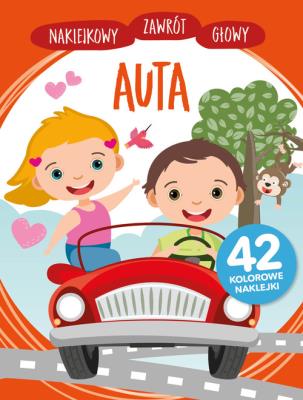 Okładka książki Naklejkowy zawrót głowy. Auta