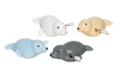 Opakowanie Nakręcane foczki zabawka do kąpieli mix