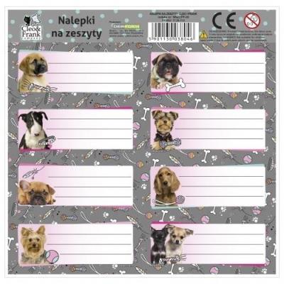 Opakowanie Nalepki na zeszyty Cleo i Frank P (25szt) DERFORM