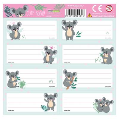 Opakowanie Nalepki na zeszyty Koala (25szt)