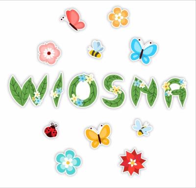 Opakowanie Napis dekoracyjny jednostronny - Wiosna 02 16el