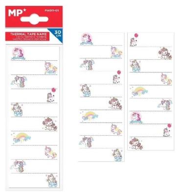 Opakowanie Naprasowanka do podpisywania ubrań Jednorożce