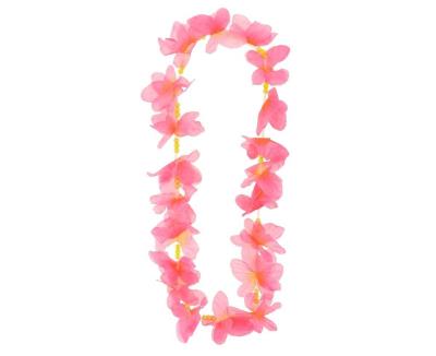 Opakowanie Naszyjnik hawajski Motylki różowy