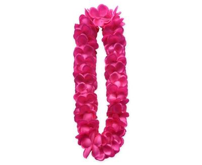 Opakowanie Naszyjnik hawajski satynowy różowy