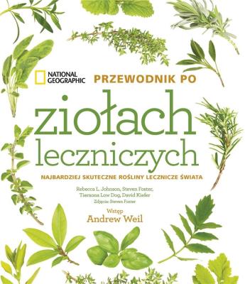 Okładka książki National Geographic. Przewodnik po ziołach leczniczych