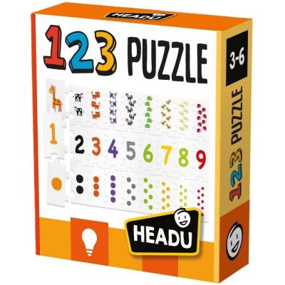Opakowanie Nauka liczenia 123 Puzzle HEADU