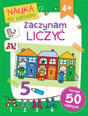 Nauka na wesoło. Zaczynam liczyć. Autor: Glover David, Glover Penny, Simon Abbott. SmakLiter.pl Okładka książki Nauka na wesoło. Zaczynam liczyć