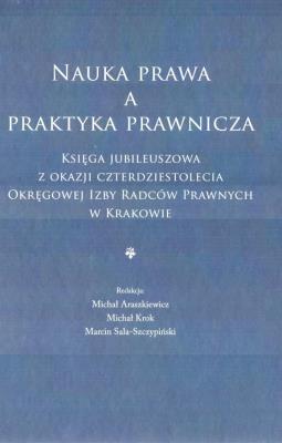 Okładka książki Nauka prawa a praktyka prawnicza