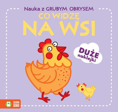 Okładka książki Nauka z grubym obrysem. Co widzę na wsi