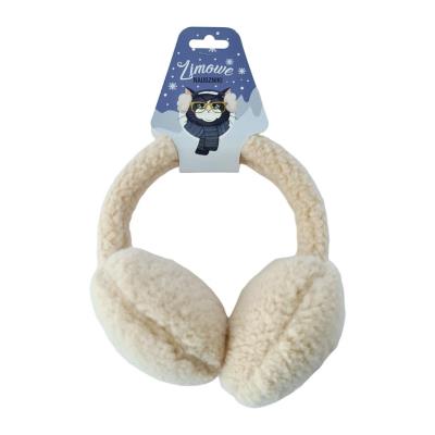 Opakowanie Nauszniki pluszowe beżowe