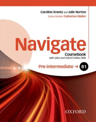Navigate Pre-Intermediate B1 + Coursebook with DVD. Autor: Krantz Caroline, Julie Norton. SmakLiter.pl Okładka książki Navigate Pre-Intermediate B1 + Coursebook with DVD