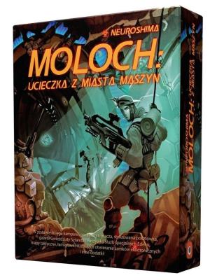 Neuroshima Moloch: Ucieczka z Miasta Maszyn PORTAL. Wydawca: Portal Games. SmakLiter.pl Opakowanie Neuroshima Moloch: Ucieczka z Miasta Maszyn PORTAL