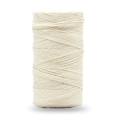 Opakowanie Nic lniana dratwa biała nabłyszczana 100g