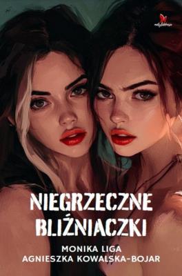 Niegrzeczne bliźniaczki. Autor: Agnieszka Kowalska-Bojar, Liga Monika. SmakLiter.pl Okładka książki Niegrzeczne bliźniaczki