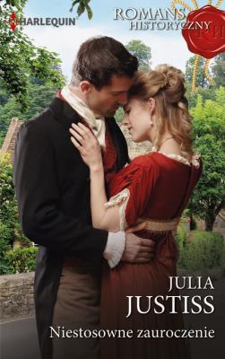 Niestosowne zauroczenie. Autor: Justiss Julia. SmakLiter.pl Okładka książki Niestosowne zauroczenie