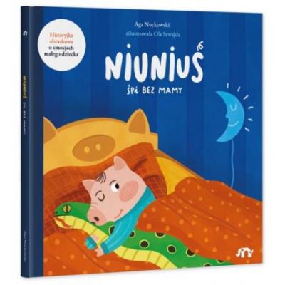 Okładka książki Niuniuś śpi bez mamy