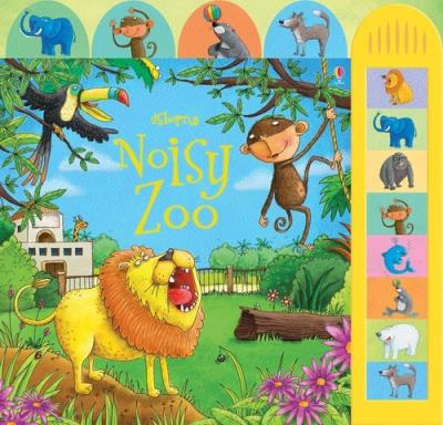 Noisy Zoo. Autor: Taplin Sam. SmakLiter.pl Okładka książki Noisy Zoo
