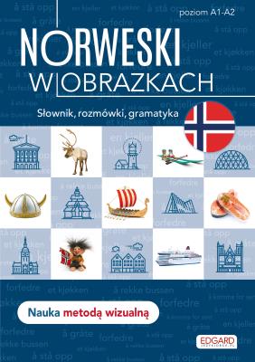 Okładka książki Norweski w obrazkach.. Słownik, rozmówki, gramatyka. W obrazkach