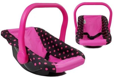 Opakowanie Nosidełko dla lalek Alice czarno- różowe