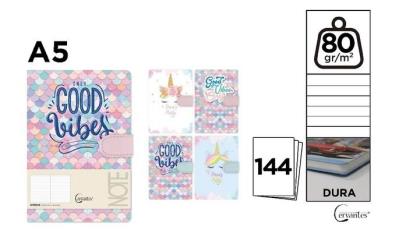 Opakowanie Notatnik A5/144K MIX