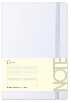 Opakowanie Notatnik A5 96 stron na gumkę biały