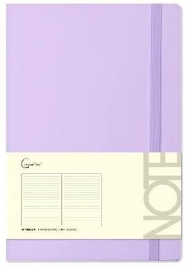 Opakowanie Notatnik A5 96 stron na gumkę pastel foilet