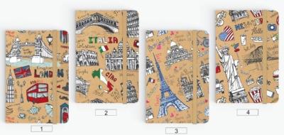 Opakowanie Notatnik A5/96K BG-754 mix