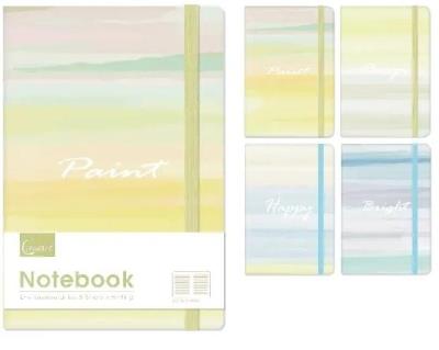 Opakowanie Notatnik A5/96K linia na gumkę MIX