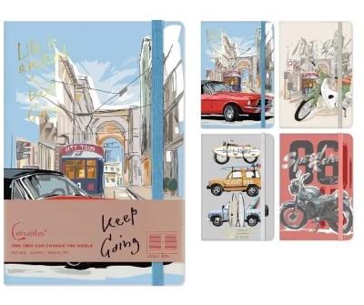 Opakowanie Notatnik A5/96K linia na gumkę MIX