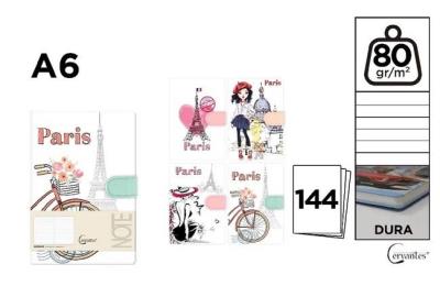 Opakowanie Notatnik A6/144 MIX