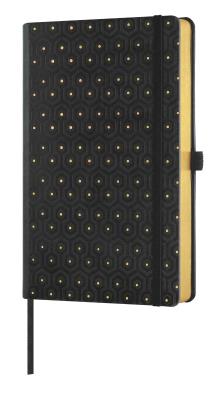 Notatnik Honeycomb Gold 25x19 linia. Wydawca: Pelikan. SmakLiter.pl Opakowanie Notatnik Honeycomb Gold 25x19 linia