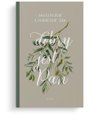 Notatnik Lux - Skosztujcie i zobaczcie - oliwka. Wydawca: Szaron. SmakLiter.pl Opakowanie Notatnik Lux - Skosztujcie i zobaczcie - oliwka