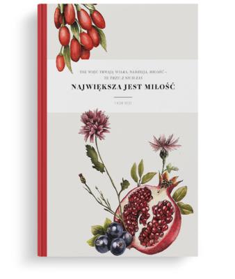 Opakowanie Notatnik Lux - Tak więc trwają - Granat