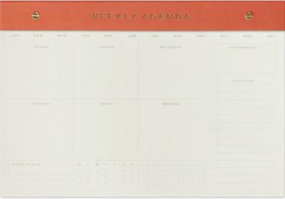 Opakowanie Notatnik na biurko Chili - Weekly Agenda