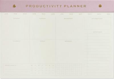 Opakowanie Notatnik na biurko Lilac - Productivity Planner