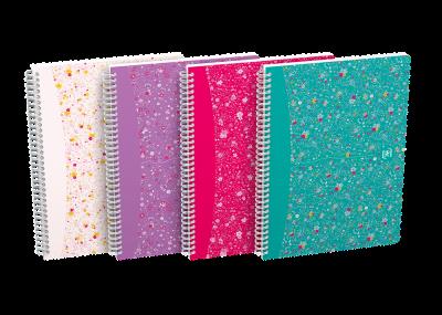 Okładka książki Notatnik Oxford Floral 2 spirale B5 60kartkowy 90g L7M