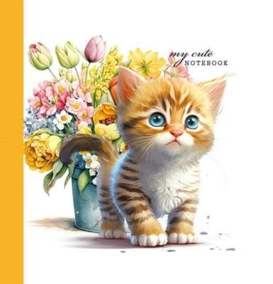 Opakowanie Notatnik ozdobny 100x100/48K gładki TW Kotek