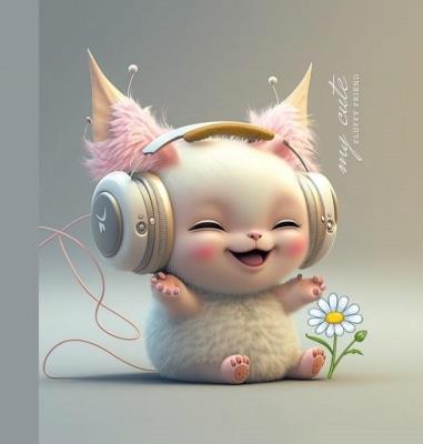 Opakowanie Notatnik ozdobny 100x100/48K gładki TW Słuchawki