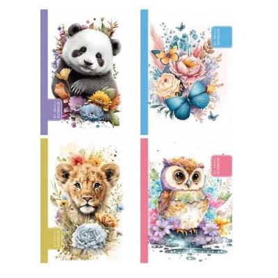 Opakowanie Notatnik ozdobny 105x148/24K gładki mix