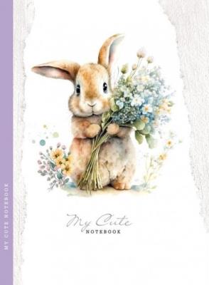 Notatnik ozdobny 143x200/48K kratka TW Króliczek. Wydawca: Fresh. SmakLiter.pl Opakowanie Notatnik ozdobny 143x200/48K kratka TW Króliczek