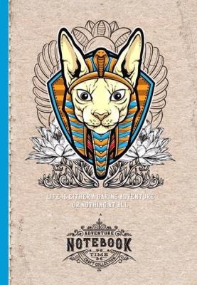 Opakowanie Notatnik ozdobny 143x210/64K kratka Kot Faraon