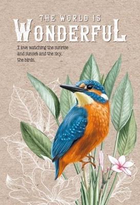 Opakowanie Notatnik ozdobny 143x210 64K kratka TW Zimorodek