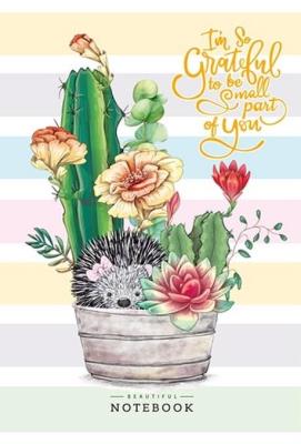 Opakowanie Notatnik ozdobny 64 strony kratka Kaktus i jeż