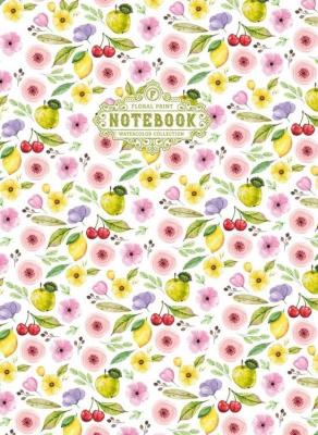 Opakowanie Notatnik ozdobny 64 strony kratka Kwiaty zielone