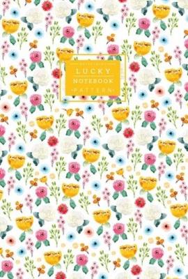 Opakowanie Notatnik ozdobny 64 strony linia Kwiaty żółty