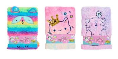 Opakowanie Notatnik pluszowy mix CUTIE CREW