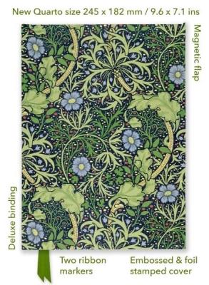 Opakowanie Notatnik quatro linia TW Wodorosty William Morris