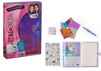 Opakowanie Notatnik szkicownik do projektów modowy influencer