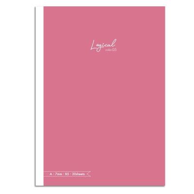 Opakowanie Notatnik z naklejkami B5 linia 7mm różowy