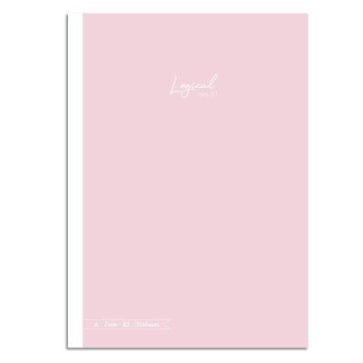 Opakowanie Notatnik z naklejkami B5 linia 7mm różowy